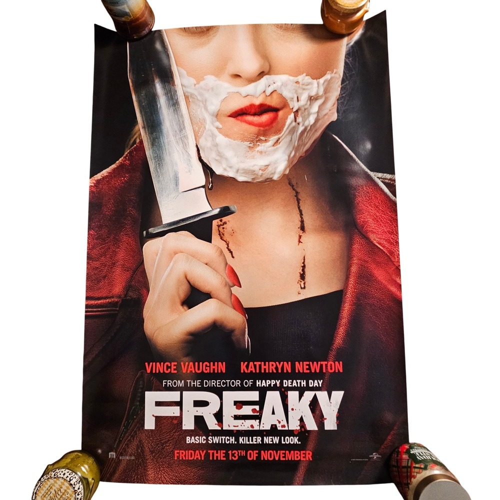 Freaky 2020 Promo Movie Poster 27x40 Vince Vaughn, Kathryn Newton Celeste Connor